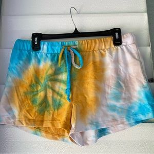NWT Anthropologie Maronie Tie dyed shorts Size L